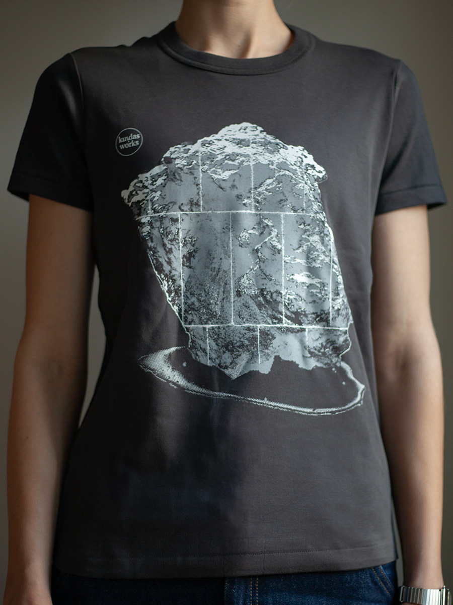 T-shirt design featuring a graphic motif
